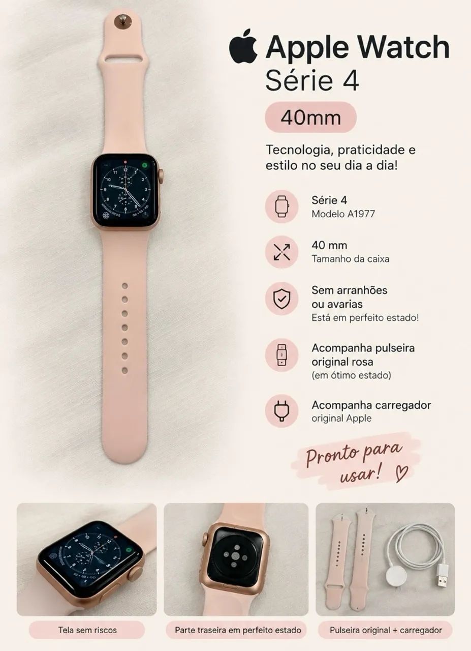 Apple Watch Série 4 *EXCELENTE ESTADO*
