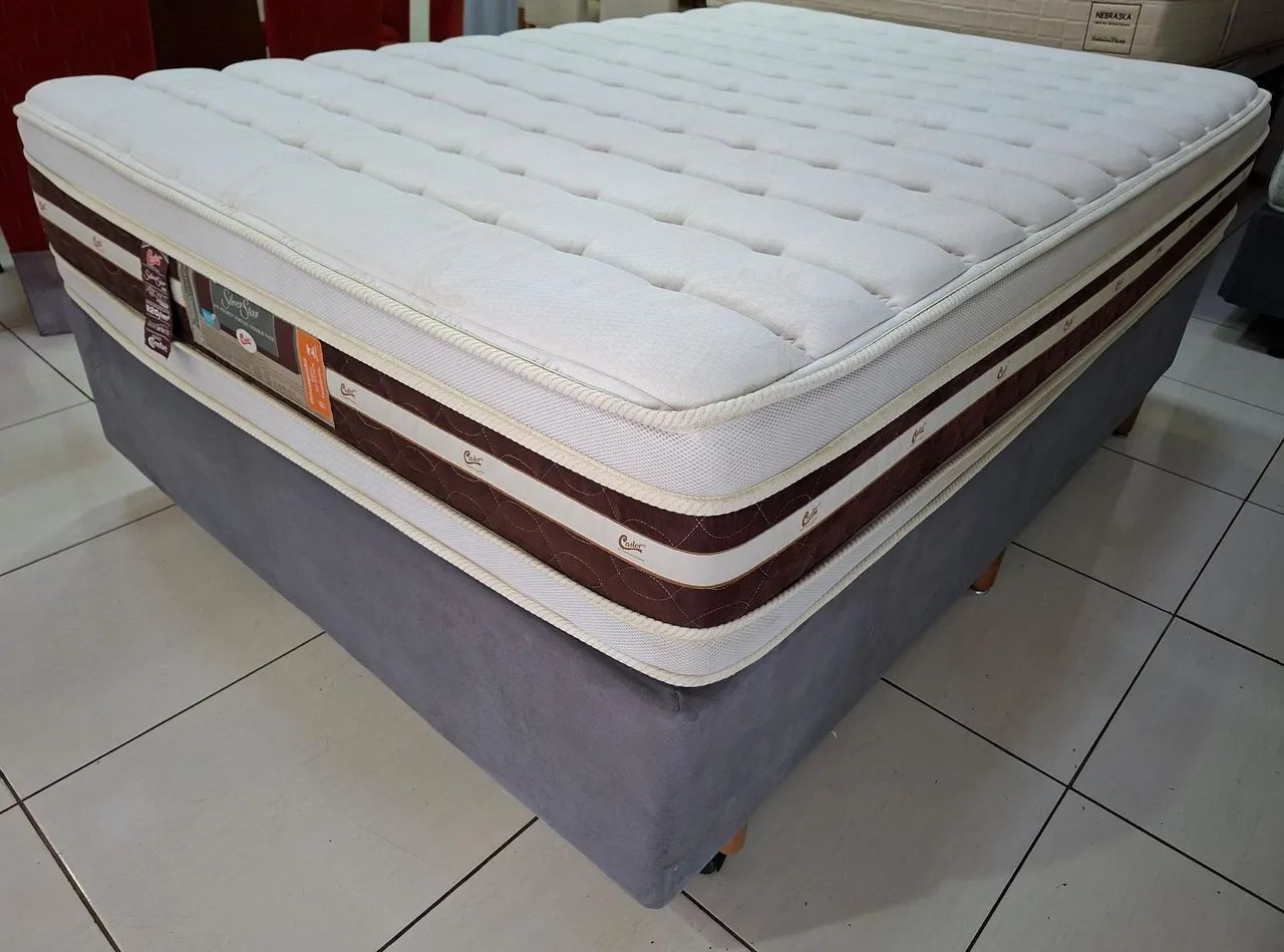 Cama Box Casal, Castor, PREMIUM - ENTREGA GRÁTIS - Foto 4