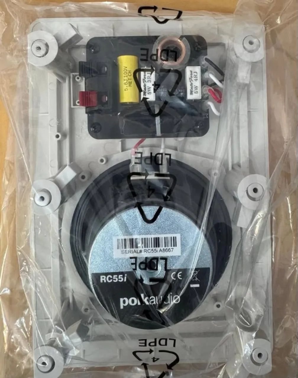 Par de caixas de embutir Acústicas Polk Audio Rc55i - Par 100W Rms - Foto 5