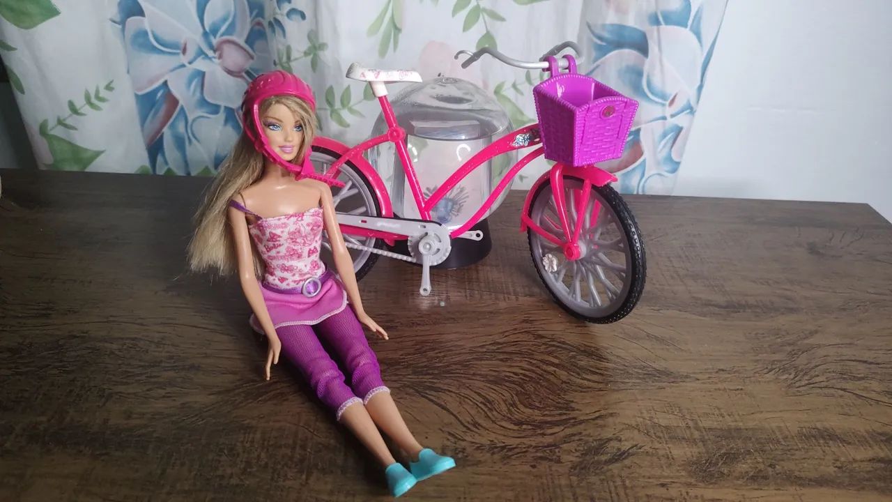 Boneca Barbie Ciclista Original 