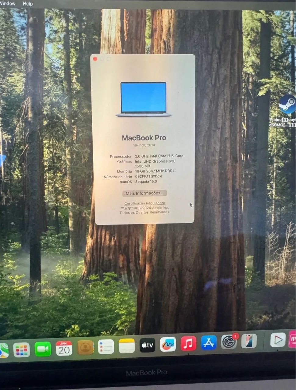 MacBook Pro 16 - 2019 i7 6-core - Notebooks - das Laranjeiras