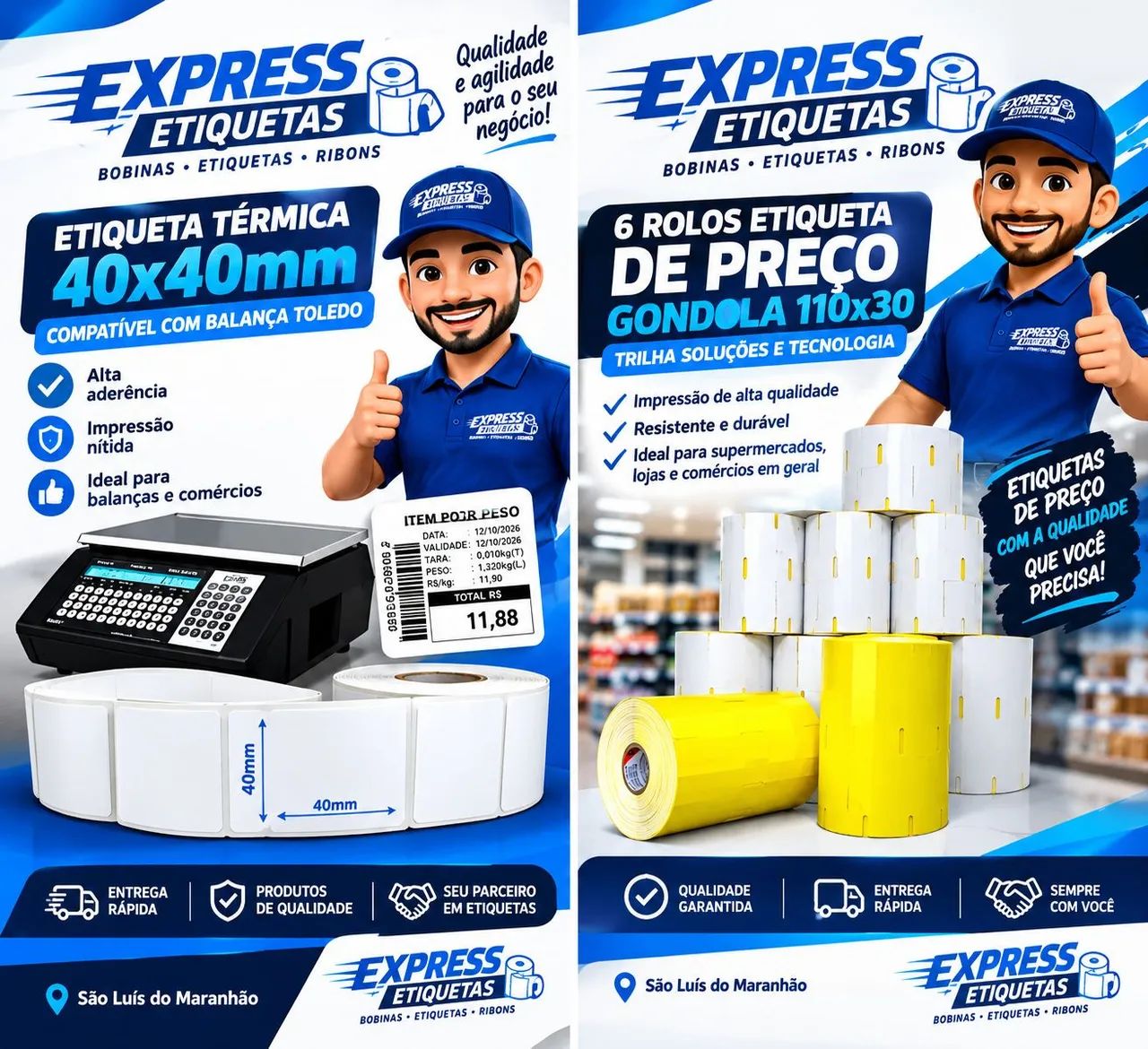 Etiquetas e bobinas e acessórios  - Foto 2