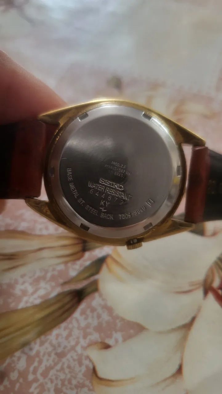 Seiko 5 autotem plaquê 38 mm anos 70 - Foto 5