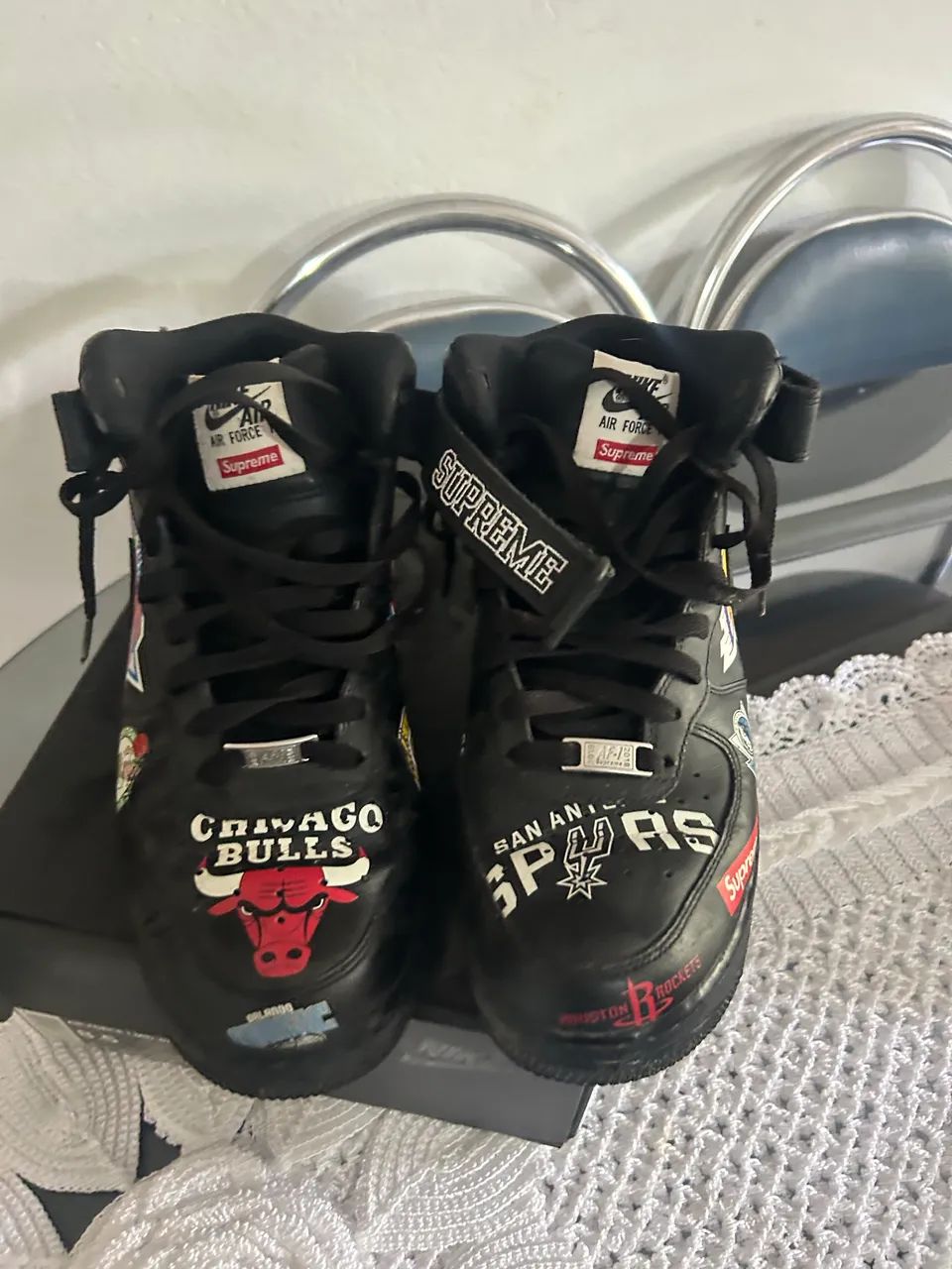 中古 Supreme × Nike Air Force 1 Mid Nike Air Force 1 Mid ?07 SUPREME - Calçados - Rio Grande, Palhoça