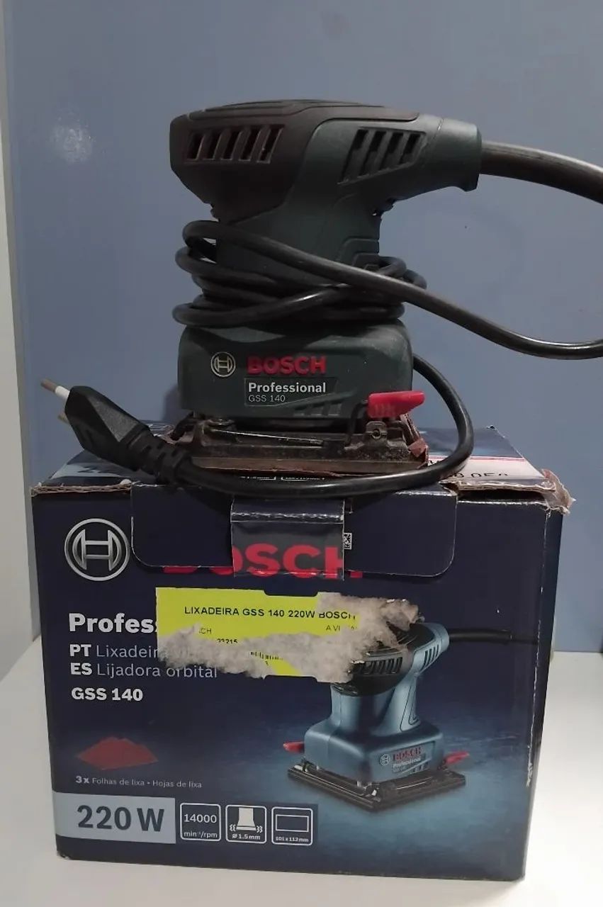Lixadeira vibratória, lixadora orbital - BOSCH - Foto 2