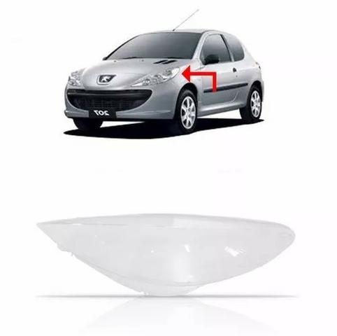 Lente Farol Peugeot 207 2009 2010 2011 2012 13 2014 Esquerdo