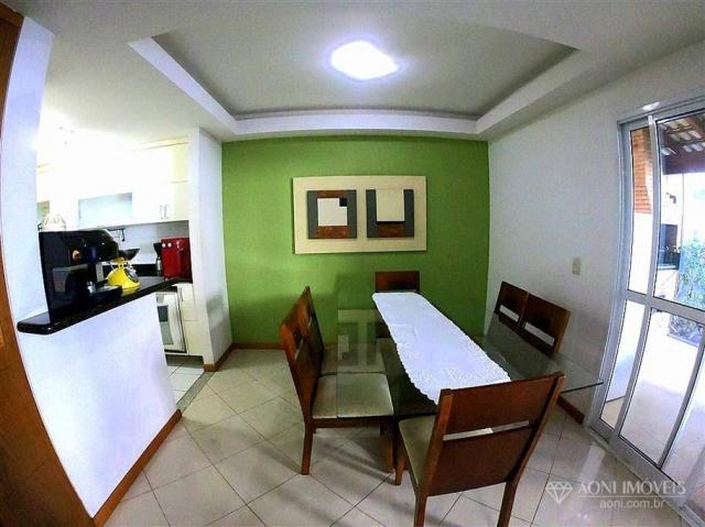 Casa duplex com 4 dormitórios, sol da manhã, lazer com churrasqueira e quintal, 3 vagas de - Foto 14