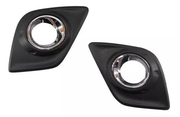 Par Grade Milha Com Furo Aro Cromado Hilux 2016 2017 2018