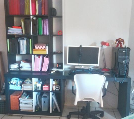 Estante - Escrivaninha com design exclusivo. Envelopada - Menor preço!