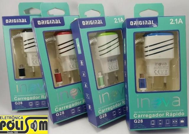 Carregador Turbo 2 entradas USB