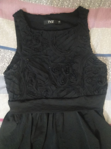 vestido preto tvz