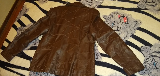 jaqueta de couro black bull