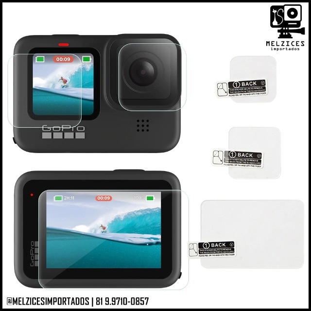 ( Oferta ) Películas em Vidro Pra GoPro Hero 9 à 12 Black - Foto 3