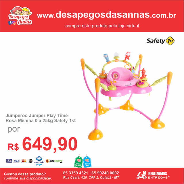 jumperoo safety rosa