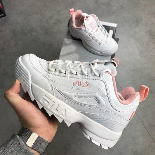 tenis da fila rosa