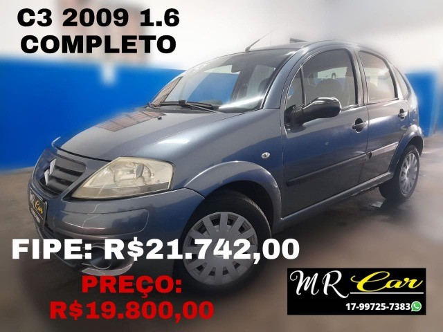 C3 2009 GLX 1.6 COMPLETO