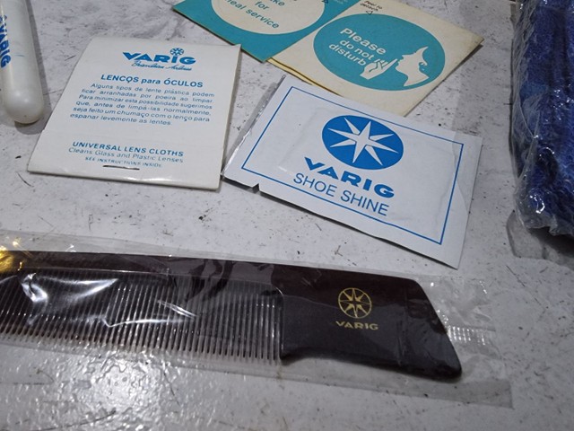Kit Nécessaire de Bordo Varig Anos 80 completo original - Foto 2