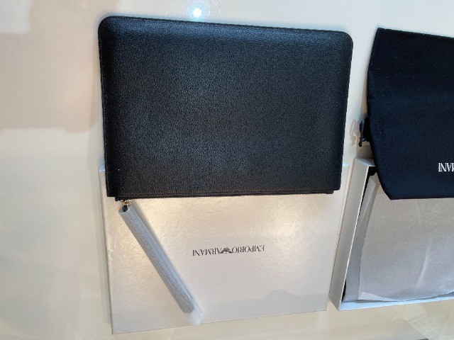 Pasta / Porta Documentos de Couro - Emporio Armani - Foto 3