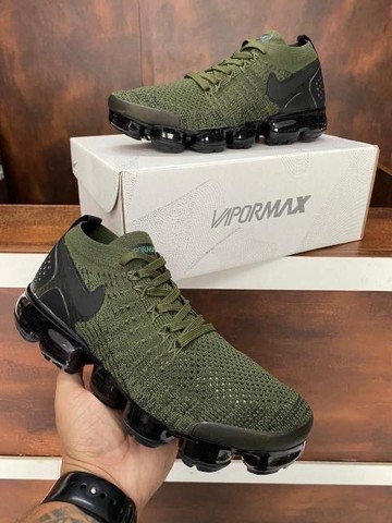 Nike vapormax sale flyknit army green