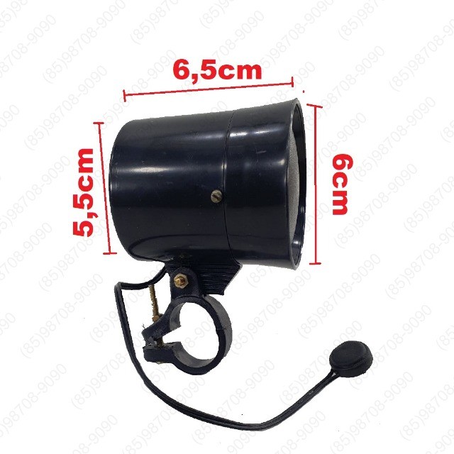 Sirene Bike com bateria interna - Foto 3