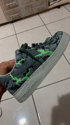 nike air force 1 camuflado refletivo