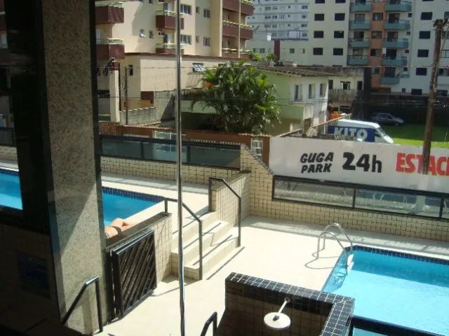 Locação definitiva, excelente apartamento 2 dorms Vl Guilhermina Praia Grande - Foto 2