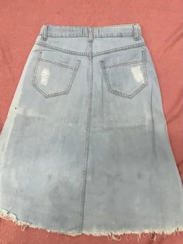Saia jeans 