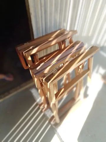 Cadeiras antigas de diretor pra restaurar. - Foto 6