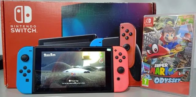 Nintendo Switch Desbloqueado Lotado de jogos. Aceito vídeo games como parte do pagamento.