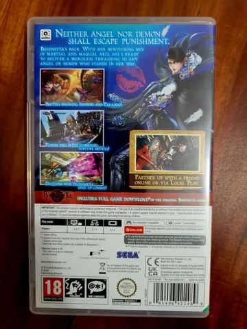 Jogo Bayonetta 2 + Bayonetta Game Download Switch Fisica