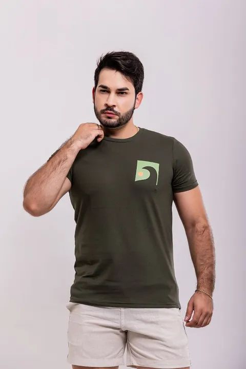 Gola Careca Masculina Estampada 