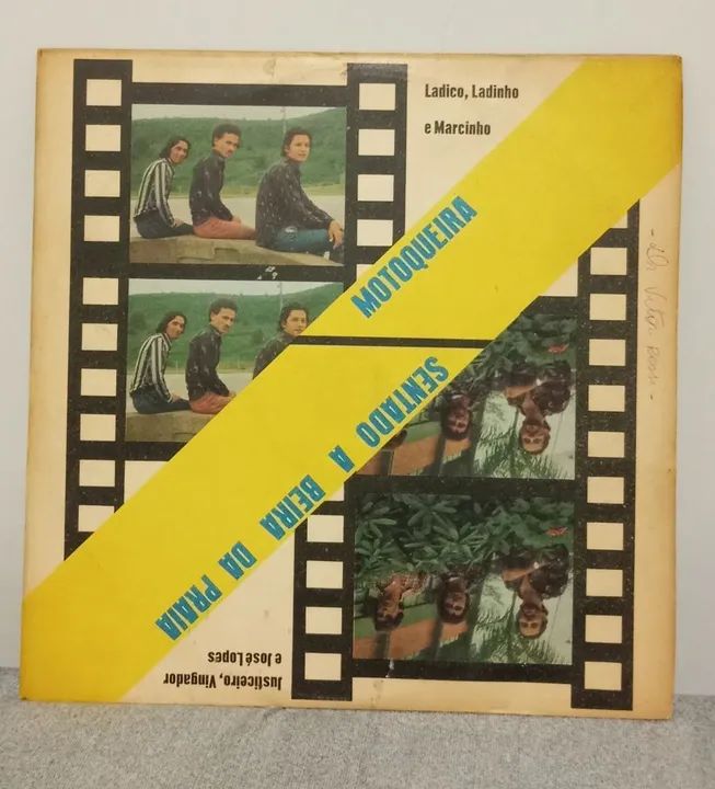 Disco vinil Ladico, Ladinho e Marcinho/Justiceiro, Vingador e José Lopes 