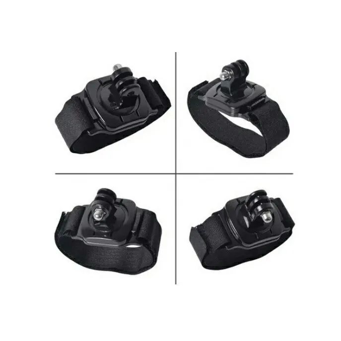 Suporte Alça De Pulso Para Gopro E Sjcam Com Giro 360 Graus - Foto 4