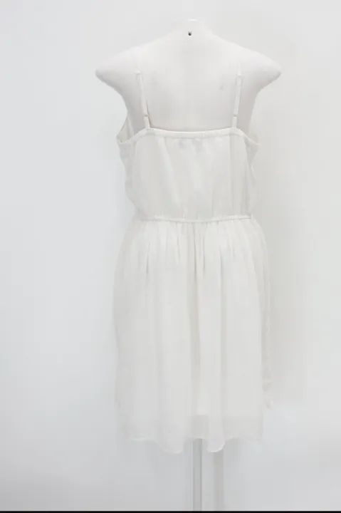 vestido marisa off-white com forro tamanho 42 - Foto 2