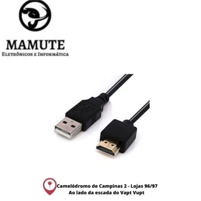 Cabo Hdmi Macho X Usb Macho