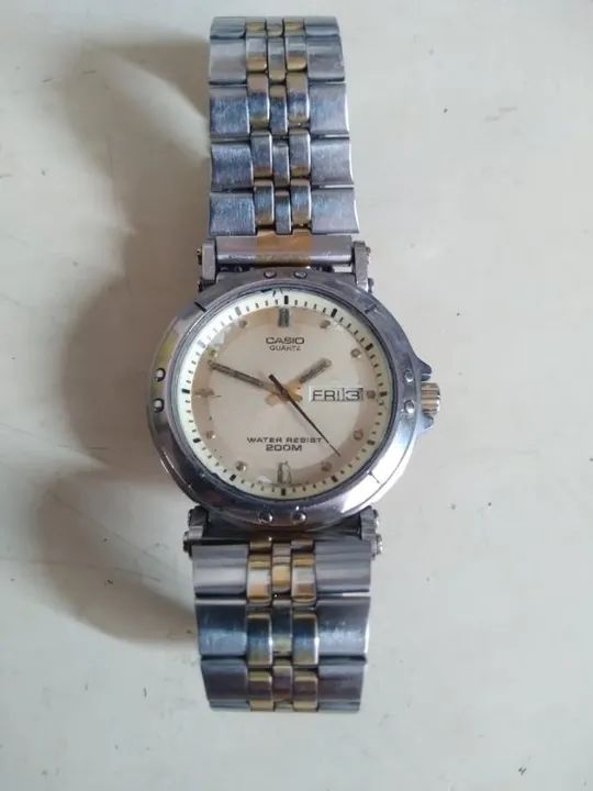Relógio Antigo Casio Mod- 2100G (Ler a descrição) - Foto 5