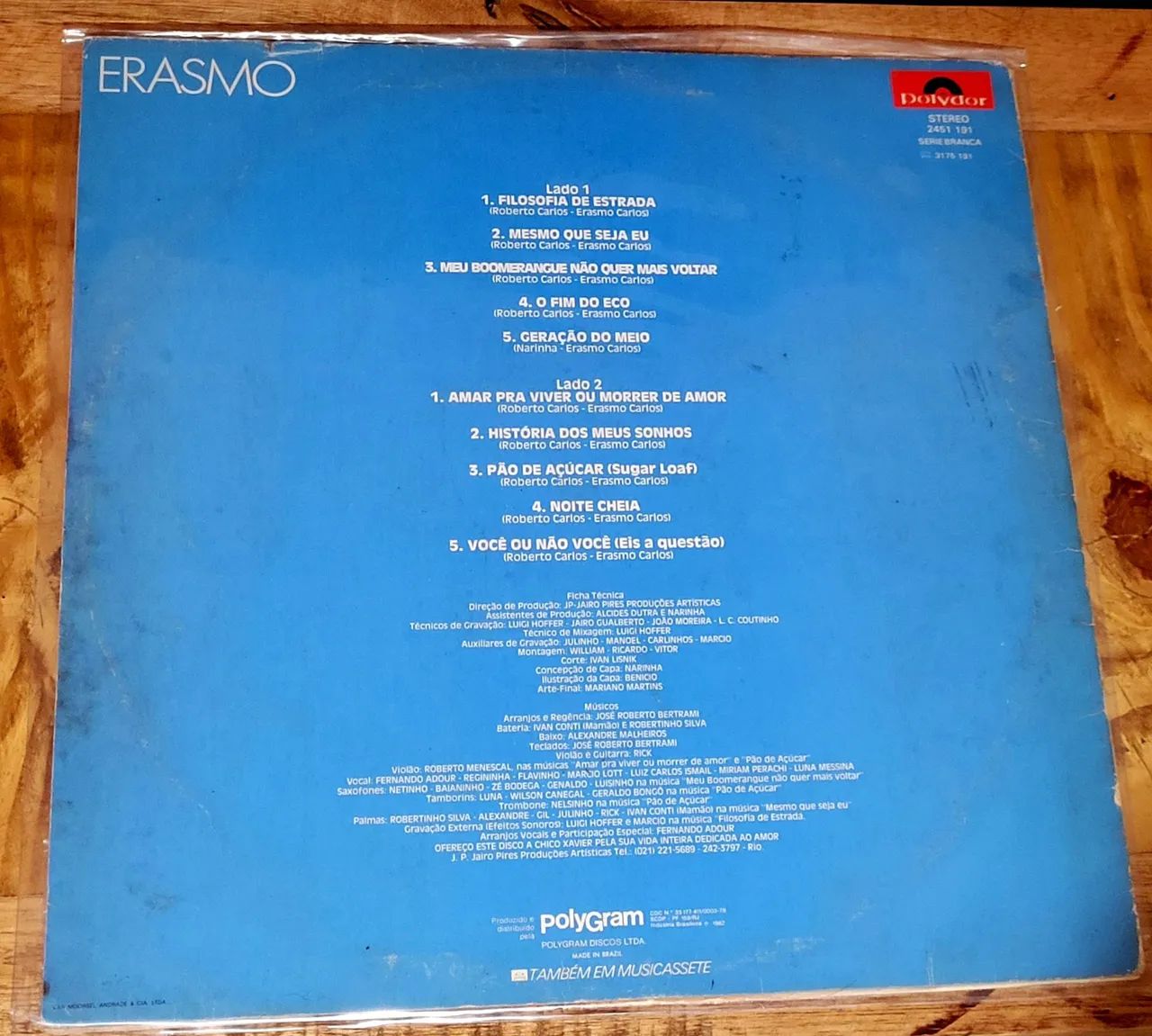 Erasmo Carlos - Amar pra viver ou morrer de amor - LP com Encarte  - Foto 2