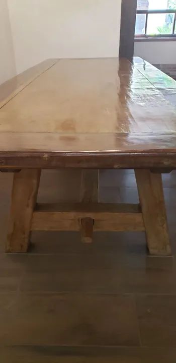 Mesa de madeira maciça - Foto 2