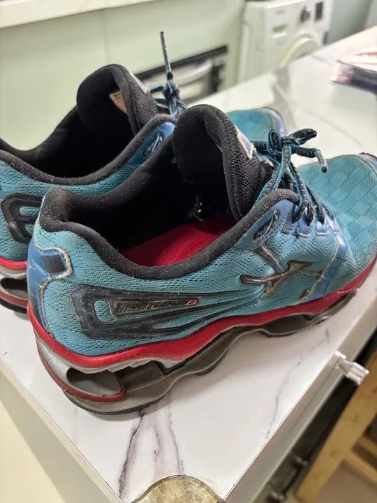 Tênis Mizuno Wave Prophecy 2 Azul RARIDADE  - Foto 5