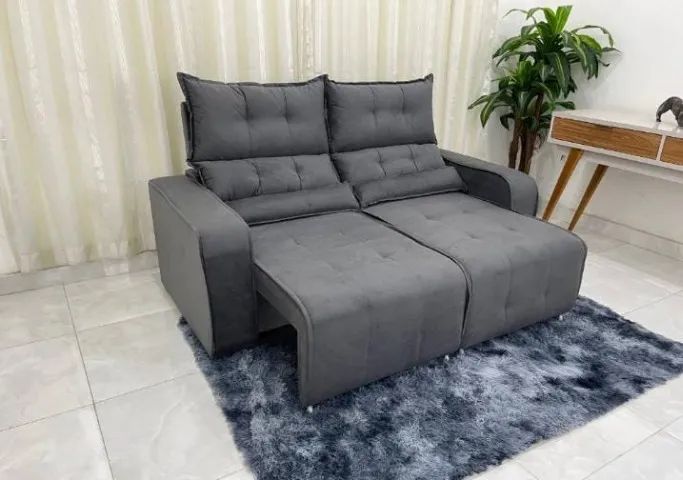 Sofá Retrátil e Reclinável MI421 - Foto 3