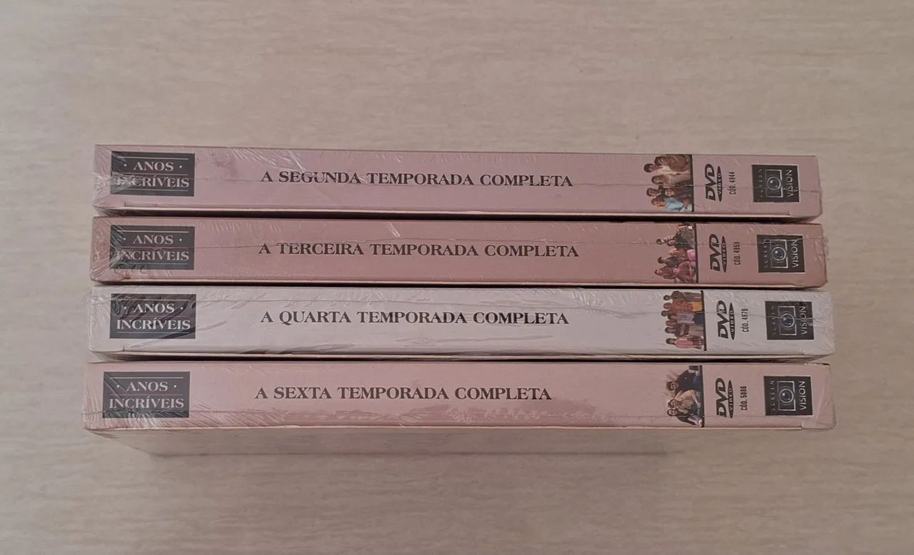 Anos Incríveis Série TV Boxes DVD Original Temporadas 2, 3, 4 e 6 - Foto 3