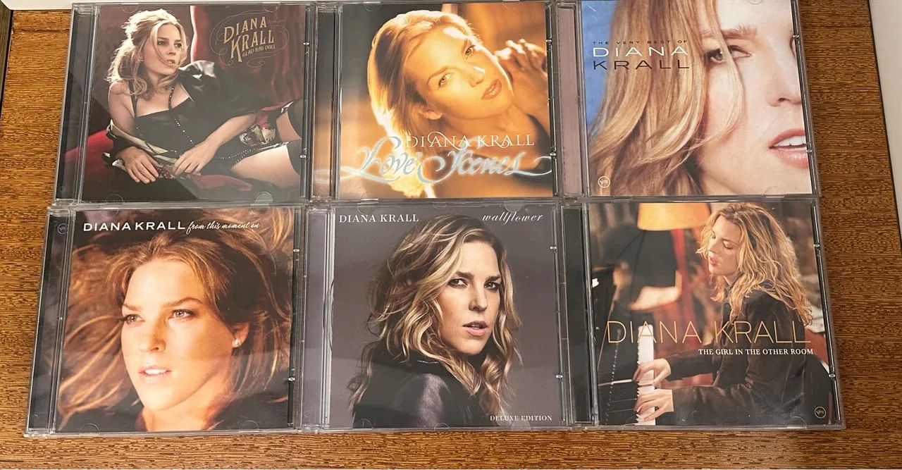 Coleção com 11 Cds Diana Krall, perfeitos( ver fotos ).