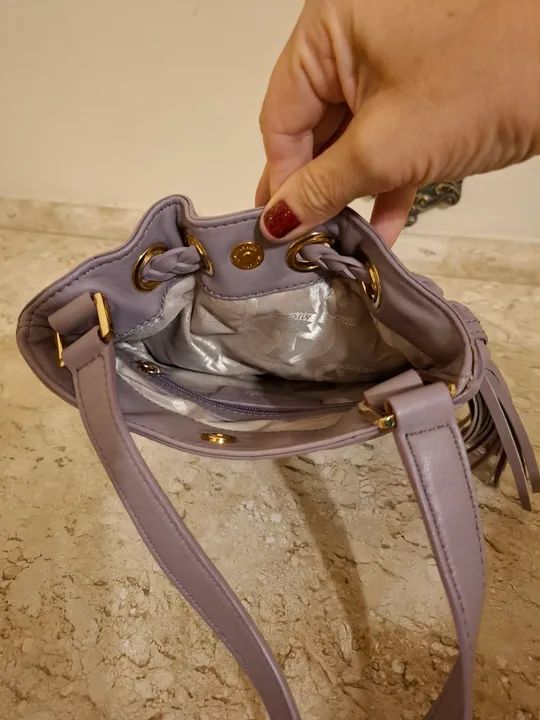 Bolsa MK couro legítimo EUA - Foto 3