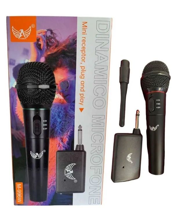 Microfone Sem Fio Profissional Dinâmico 