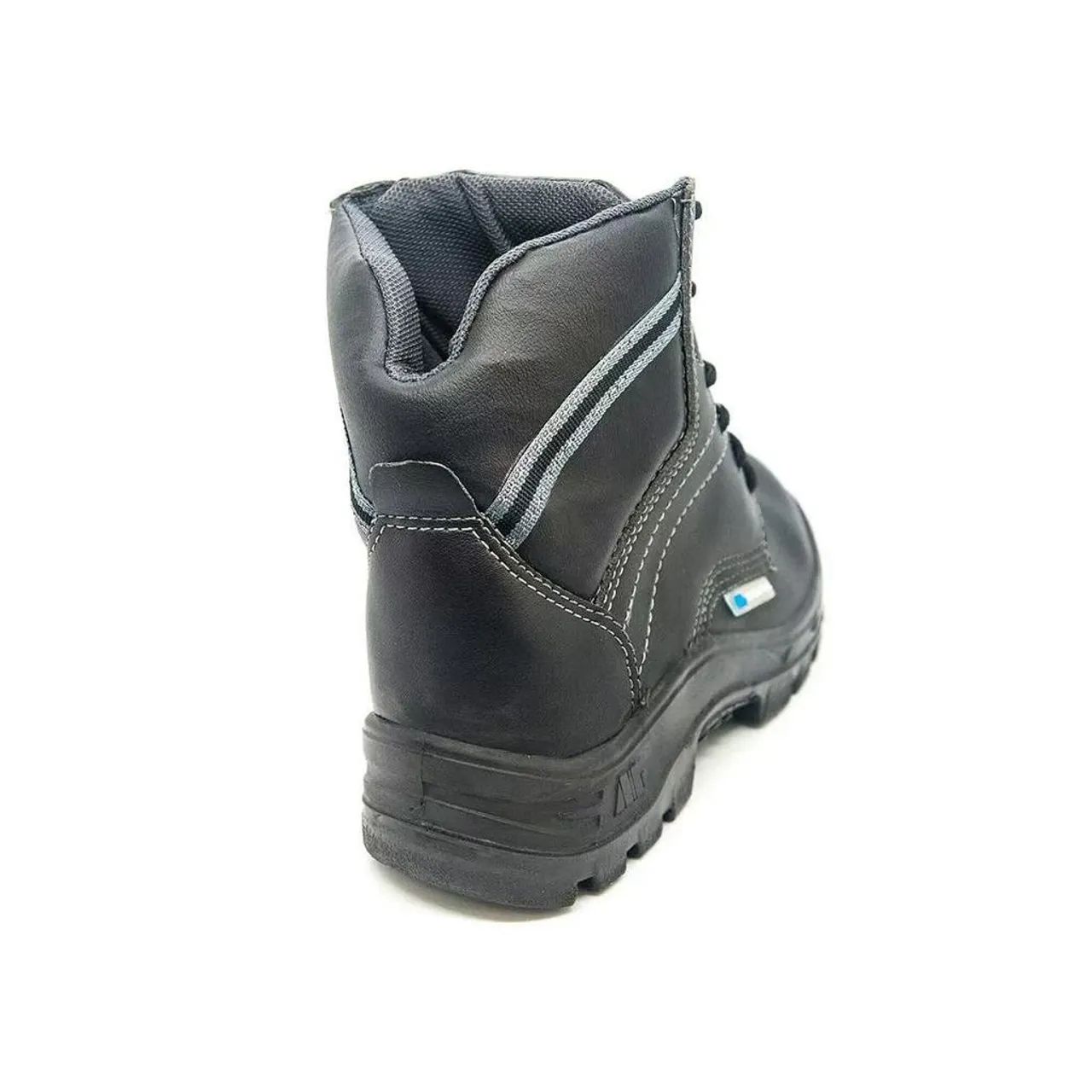 Bota Segurança Couro Preto Marluvas  Bico Composite palmilha antiperfurante - Foto 4