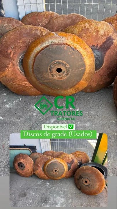 Discos de grade usados - 25cm  - Foto 2