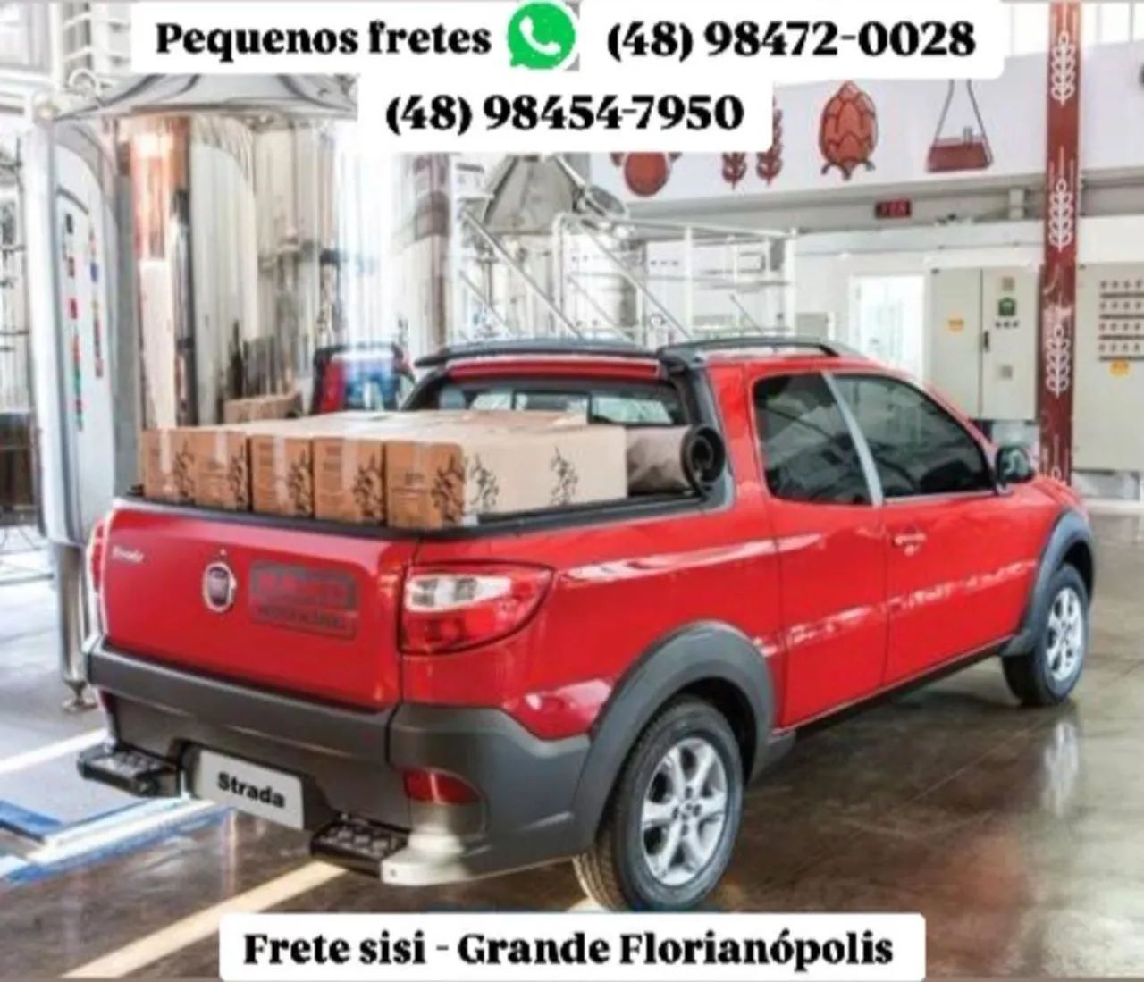 Frete na grande Florianópolis 
