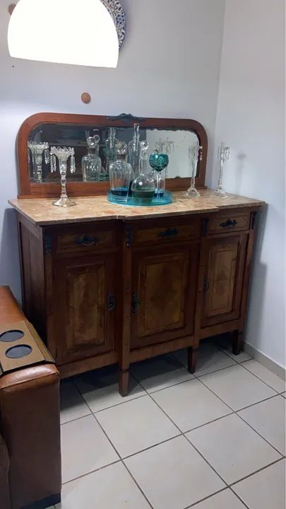 Buffet antigo marchetaria  - Foto 2