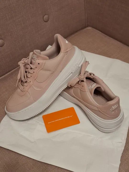 Tênis original Nike Air Force 1 Plt.af.orm feminino tamanho 35 comprado no site da Nike 