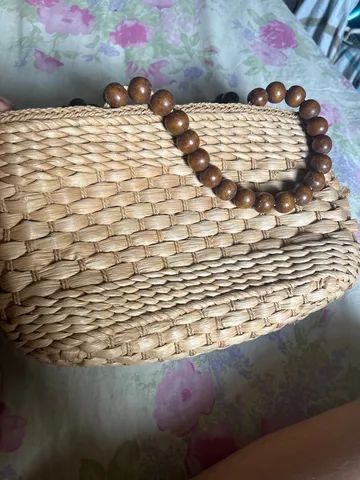 Bolsa de palha linda !! - Foto 4